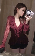 Áo ren 51083 - Đỏ