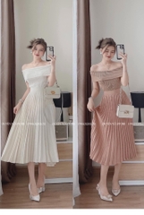 Set chân váy dập li