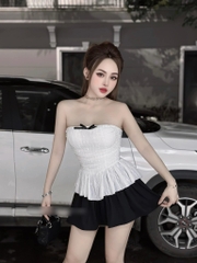 Áo ren cúp ngực dáng pelum