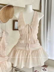 Đầm nơ xòe - 6095