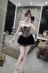 Set quây tầng công chúa - Đen