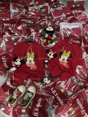 Áo thun Mickey kèm túi - Form rộng dưới 65kg