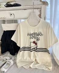 Set áo kitty chân váy tầng - 8527