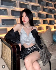 Quần bling kim sa