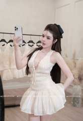 Đầm nơ xòe - 6095