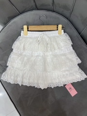 Chân váy ren tầng