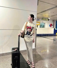 Áo thun Labubu LV