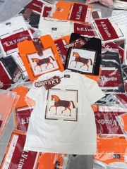 Áo thun ngựa ô vuông - Form rộng dưới 65kg