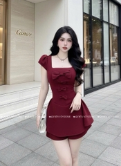 Set bộ nơ đỏ cherry - L