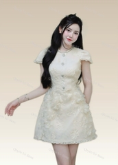 Đầm ren hoa sang chảnh