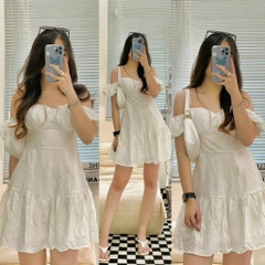 Đầm trễ vai đuôi cá - S