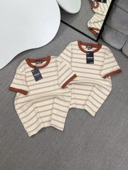 Áo thun sọc trơn - Form vừa