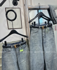 QJ 6819 Quần jean suông