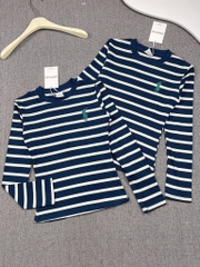 Áo thun tay dài thêu ngựa - Form vừa