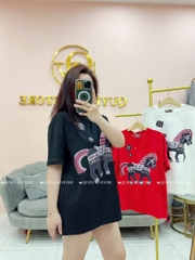 Áo thun ngựa - Form rộng dưới 65kg