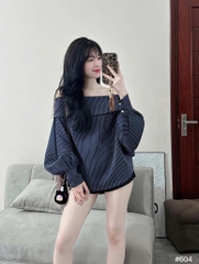 Áo chéo trễ vai thiết kế - 604