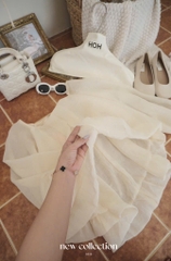 Áo Babydoll voan tơ nude