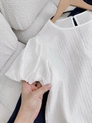 Set áo tay bồng + đầm Babydoll