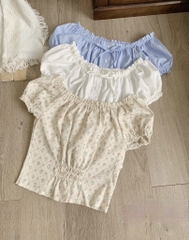 Áo trễ vai 2 nơ thiết kế - 724