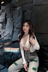 Áo tăm xoắn ngực