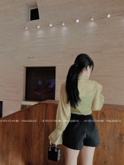 Set voan xếp li ngực
