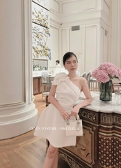 Đầm lệch nơ vai - S M L