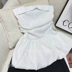 Áo cúp ngực bo chun bling
