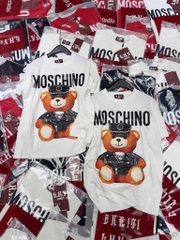 Áo thun gấu Moschino - Form rộng dưới 65kg