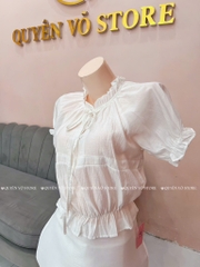 Áo đũi tơ tay phồng tk
