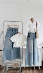 Set áo xô thêu Babydoll