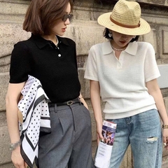 Áo len cổ polo QC
