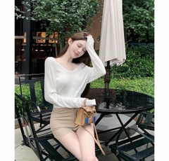 Quần đùi Skinny - Nâu