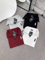 Áo thun cổ bẻ ngựa - Form vừa