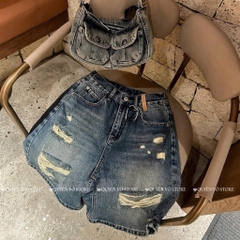 QJ 4803 Quần jean ngố