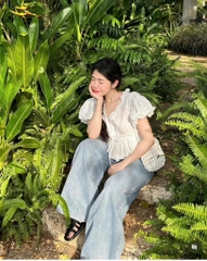 Set áo xô thêu Babydoll