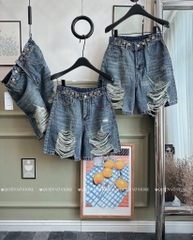 QJ 4034 Quần jean ngố