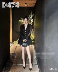 BIGSIZE 55-65kg - Đầm kim tuyến
