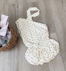 Áo kiểu chéo chấm bi - 783