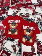 Áo thun gấu Moschino - Form rộng dưới 65kg