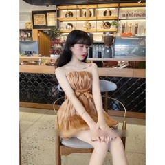 Đầm cúp ngực - Chất tơ cao cấp