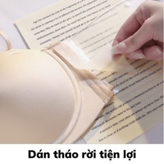 Áo cúp ngực kèm dán 2 bên - M77