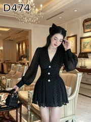 BIGSIZE 55-65kg - Đầm kim tuyến