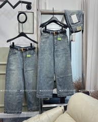 QJ 6819 Quần jean suông
