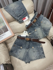 Quần jean đùi túi 2 bên - 2256