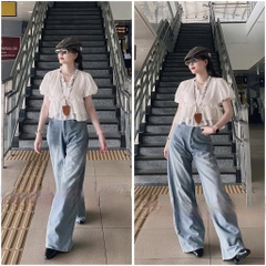 Set áo xô thêu Babydoll