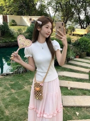 Áo thun tay bồng - 684