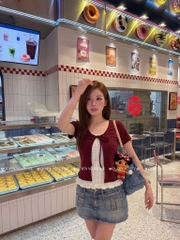 Áo thun kèm khoác set 2