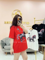 Áo thun ngựa - Form rộng dưới 65kg