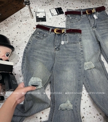 QJ 8535 Quần jean loe