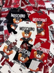 Áo thun gấu Moschino - Form rộng dưới 65kg